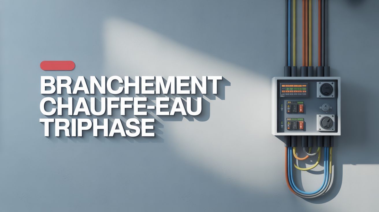 schéma branchement chauffe-eau triphasé tableau
