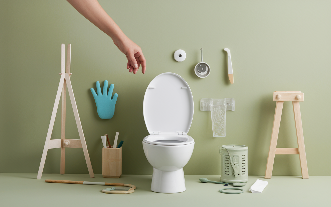 Inspection flotteur joint WC ancien