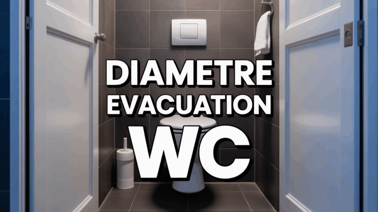 schema installation wc avec tuyau pvc 100 mm diametre evacuation