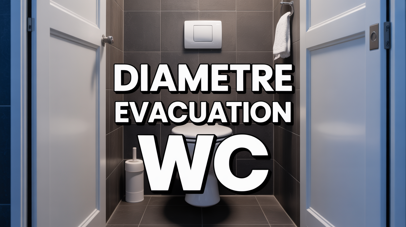 schema installation wc avec tuyau pvc 100 mm diametre evacuation