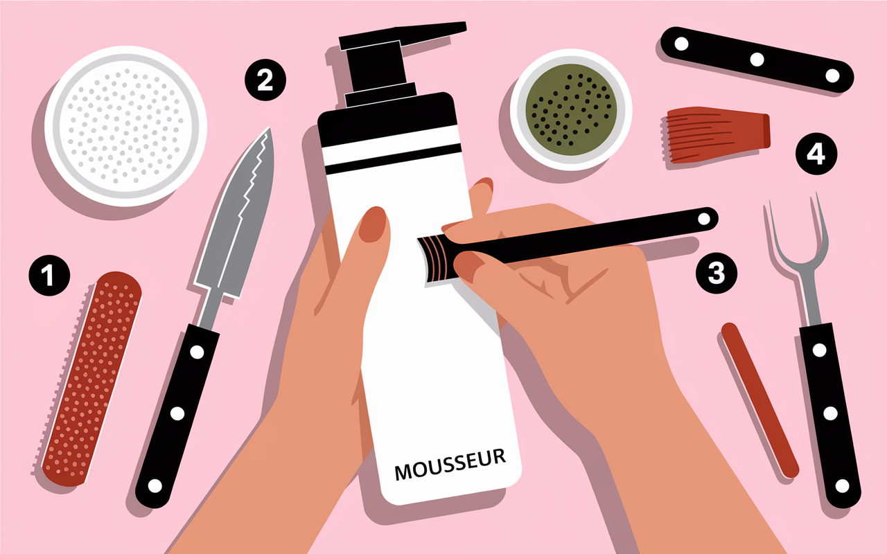 devisser mousseur vinaigre brosse outil depannage