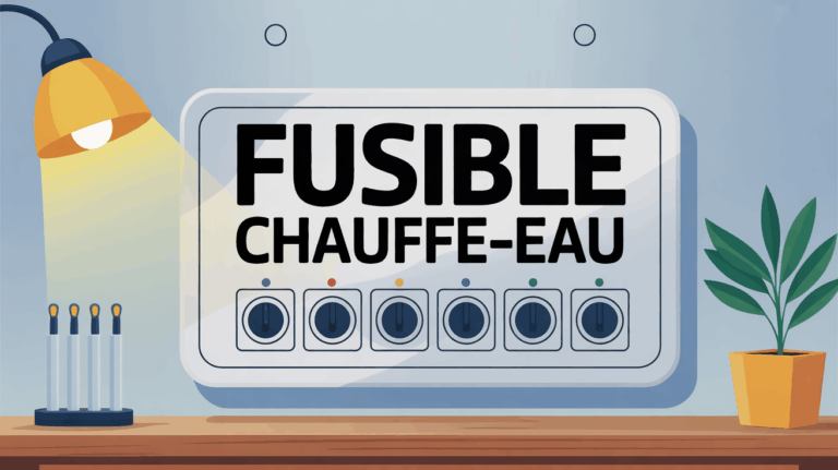 Tableau électrique moderne fusible chauffe eau illustration vectorielle