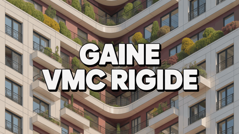 réseau gaines VMC rigides modernes immeuble