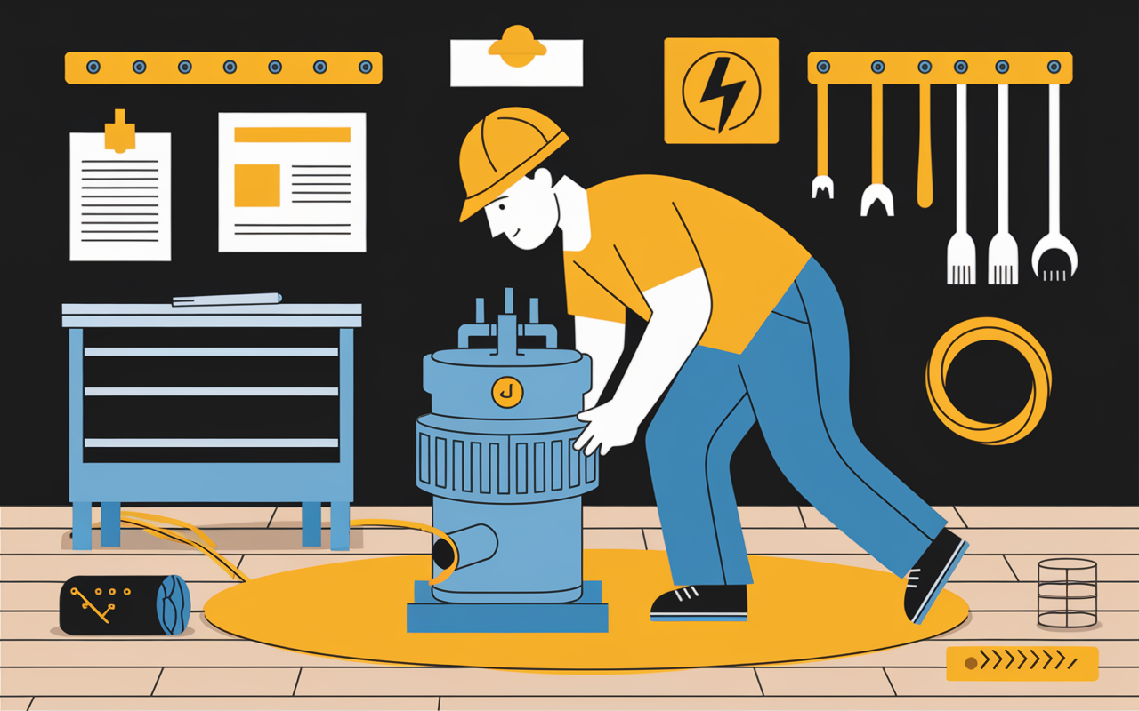 Installation pompe de relevage bricoleur notices outils