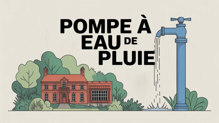 schema pompe a eau de pluie installation urbaine