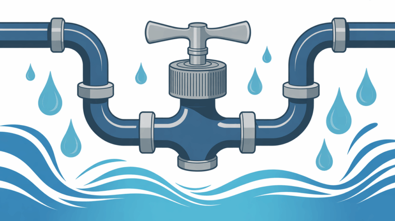 Schema reducteur de pression d'eau plomberie maison
