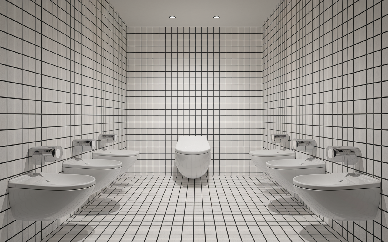 Schéma technique dimensions minimales WC