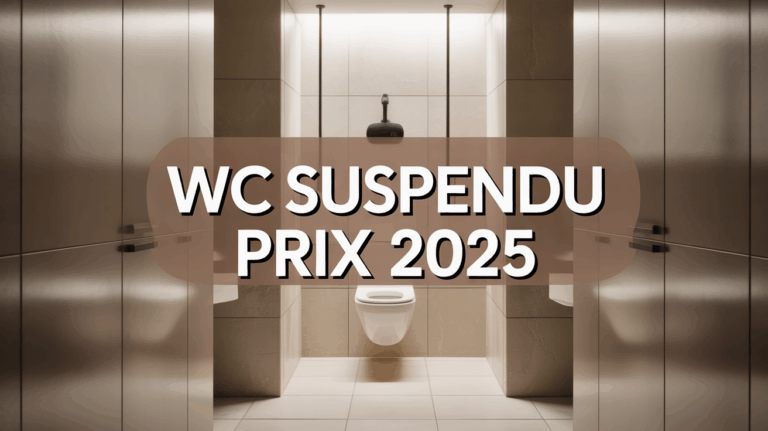 WC suspendu prix 2025 illustration salle de bain
