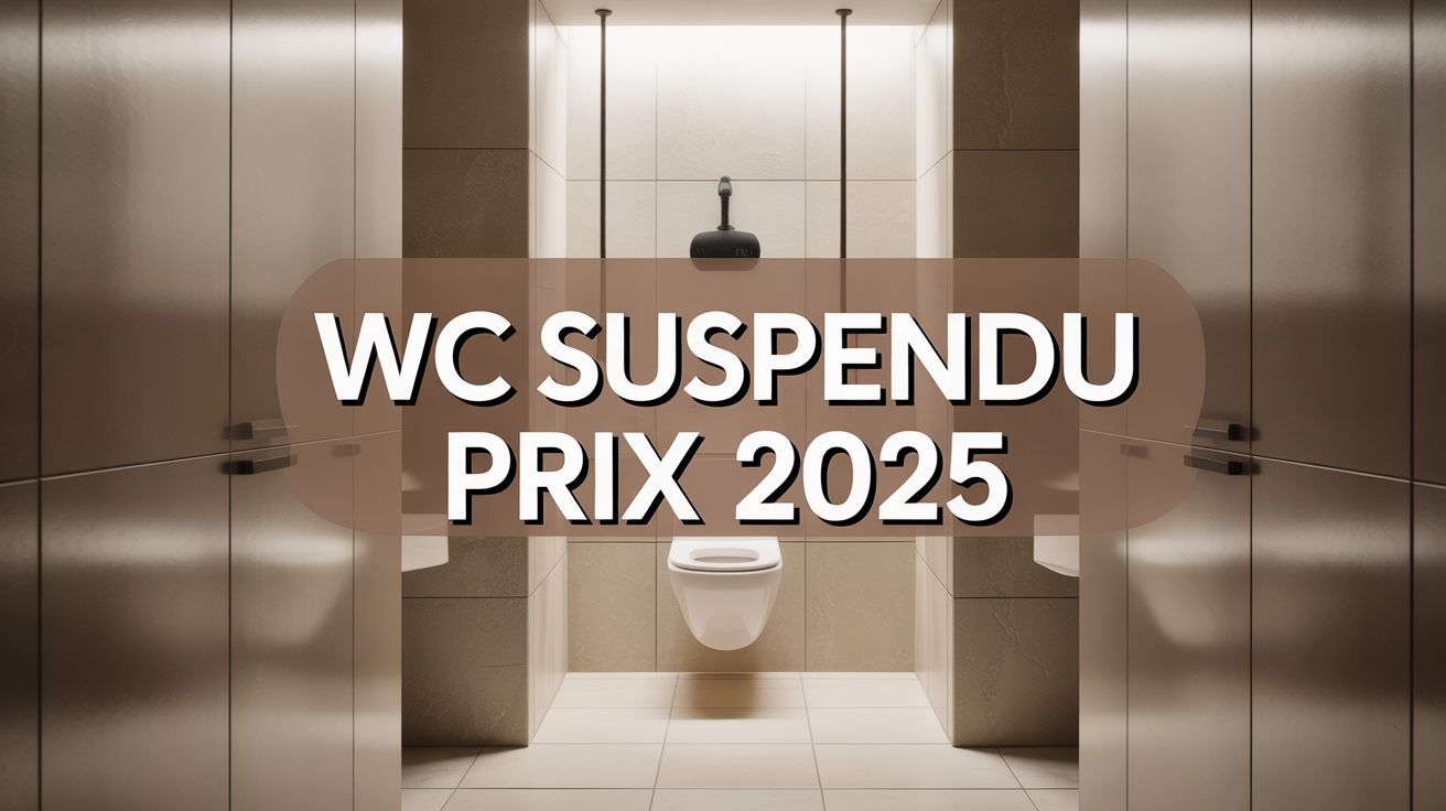 WC suspendu prix 2025 illustration salle de bain