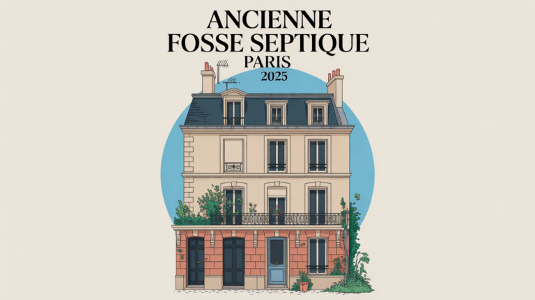 Coupe maison Paris fosse septique ancienne mise aux normes 2025