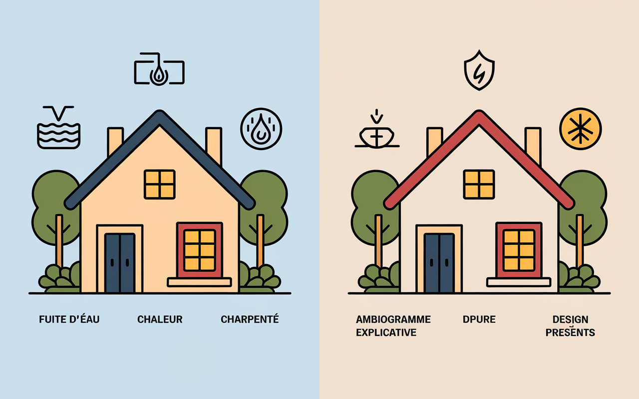 Comparatif confort protection écran sous-toiture RE 2020