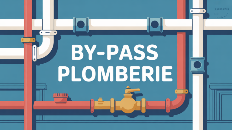 Schéma by-pass plomberie dans un immeuble parisien