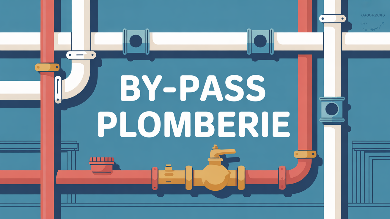 Schéma by-pass plomberie dans un immeuble parisien