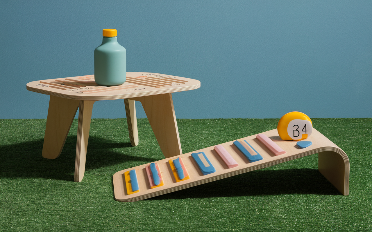 Table bois colle D3 vinylique, rampe extérieure colle D4 polyuréthane