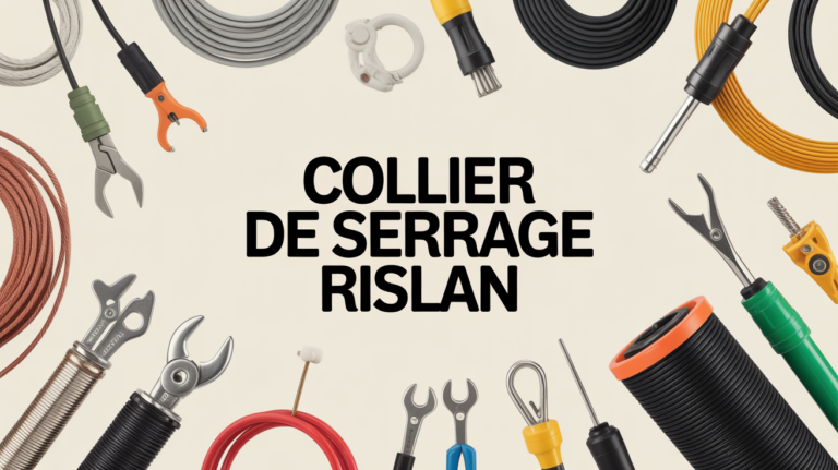 atelier câblage avec collier de serrage rislan