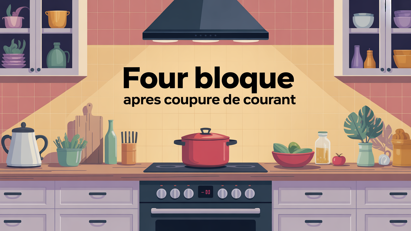 four bloque apres coupure de courant cuisine