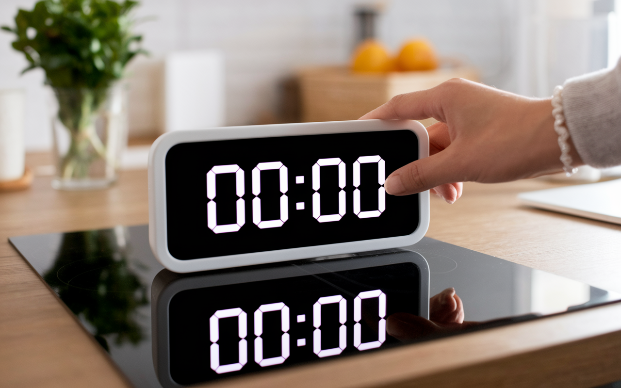 horloge four bloque apres coupure de courant