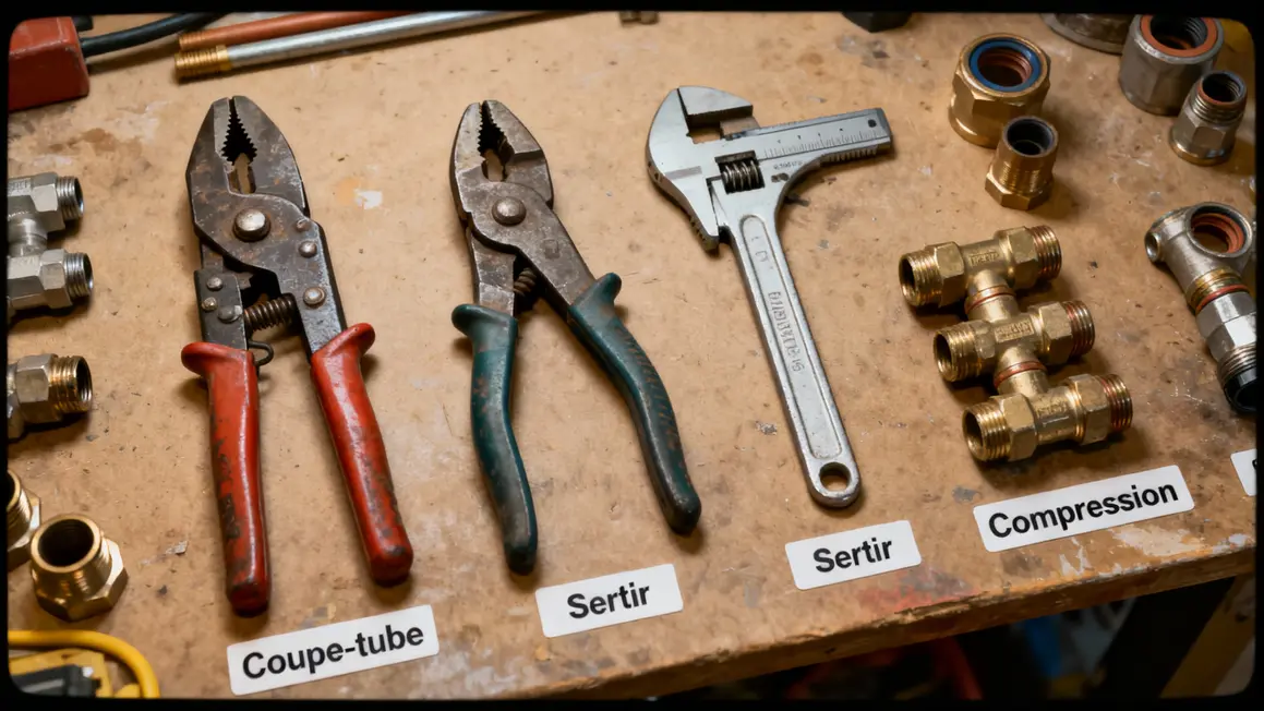 Outils raccords plomberie multicouche Paris