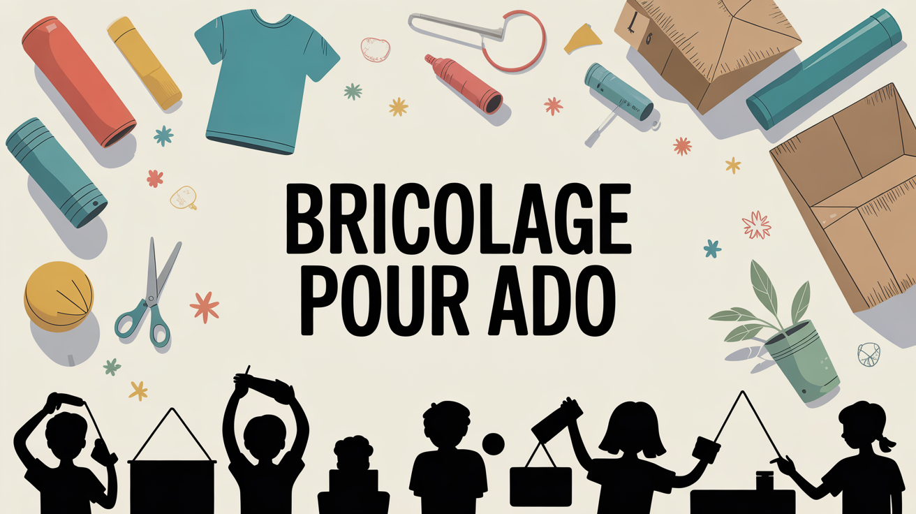 bricolage facile et utile pour ado sur table DIY
