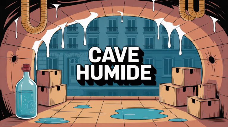 cave humide comment faire vue stylisee cave sous immeuble