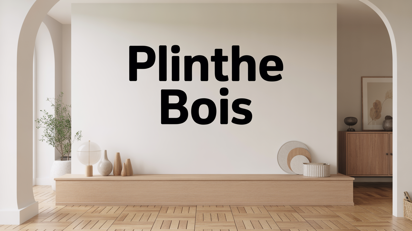 collage plinthes bois mur parquet lumineux