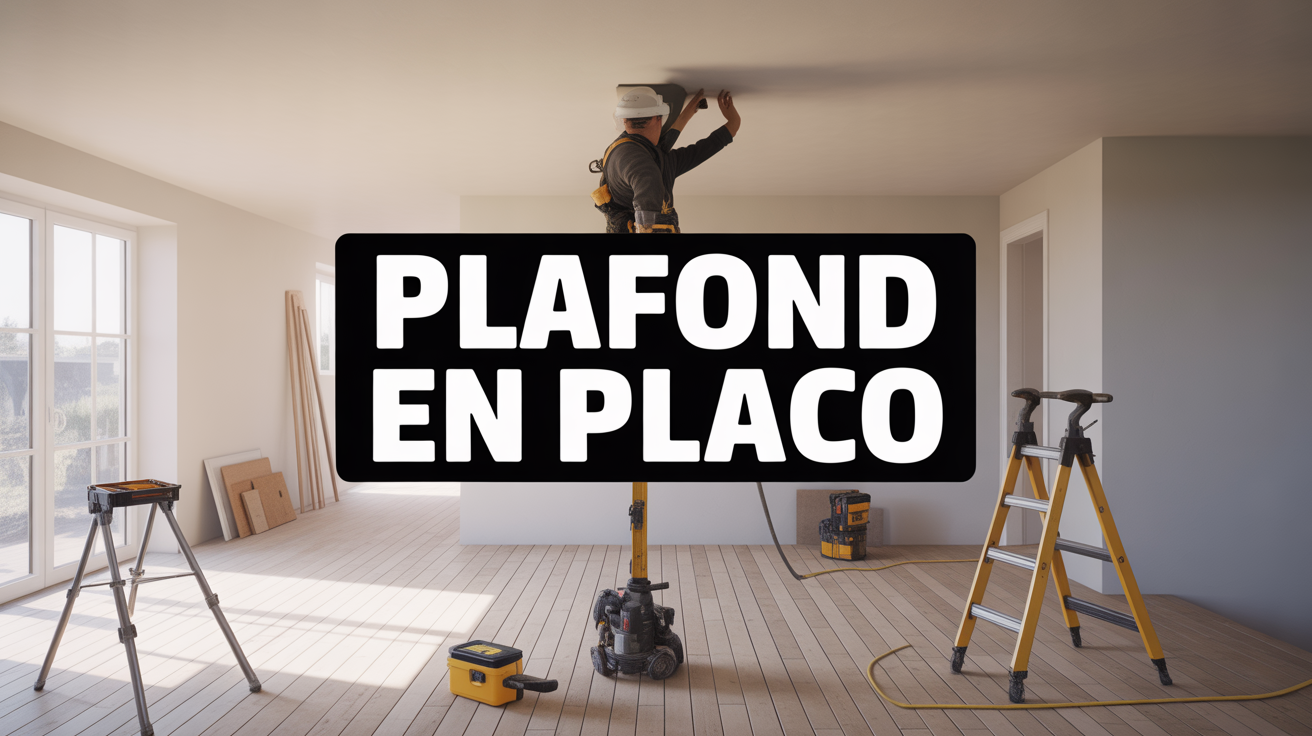 chantier lumineux comment faire un plafond en placo