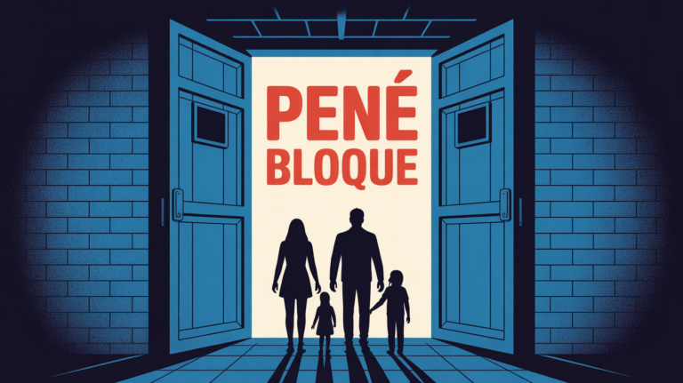 Famille devant porte pêne bloqué comment ouvrir