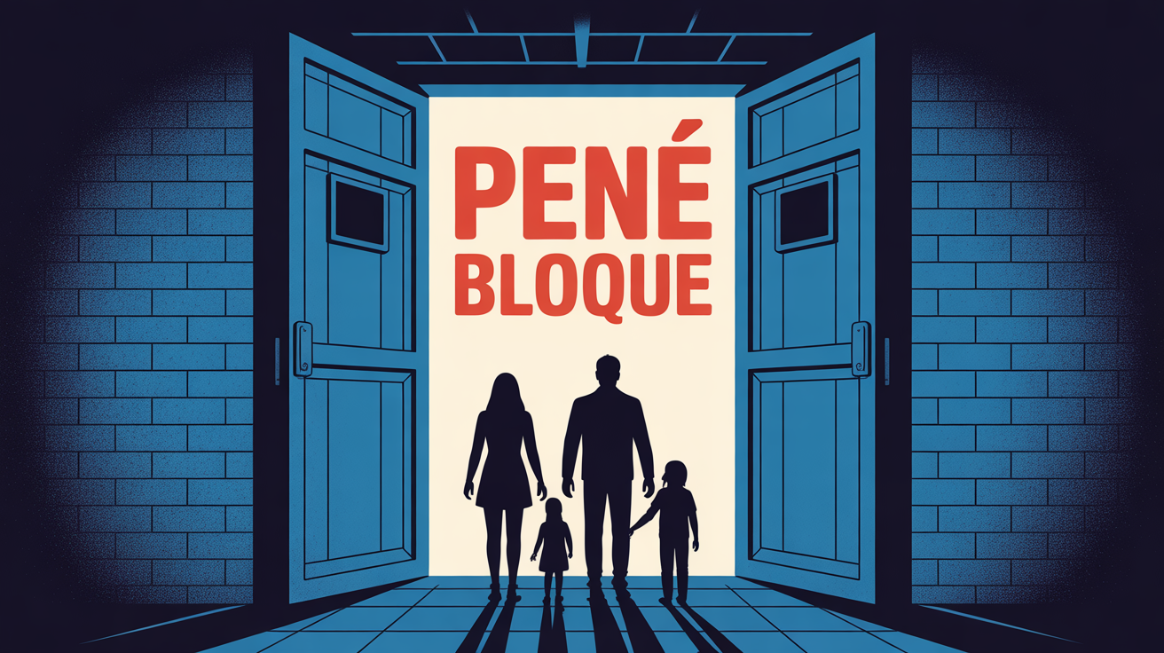 Famille devant porte pêne bloqué comment ouvrir