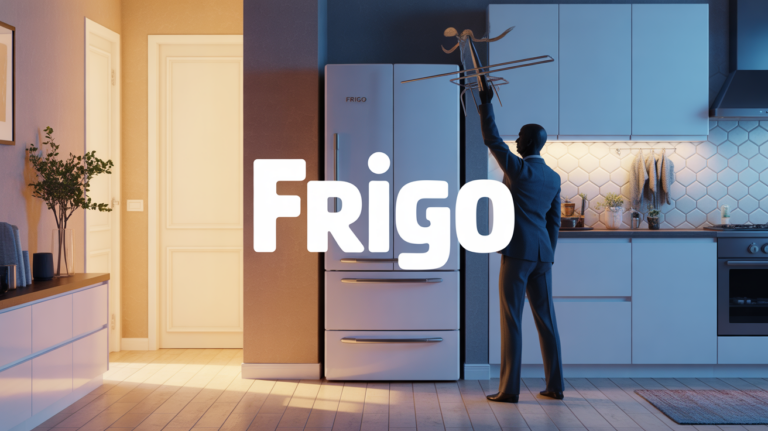 déplacer un frigo de quelques mètres dans un salon moderne