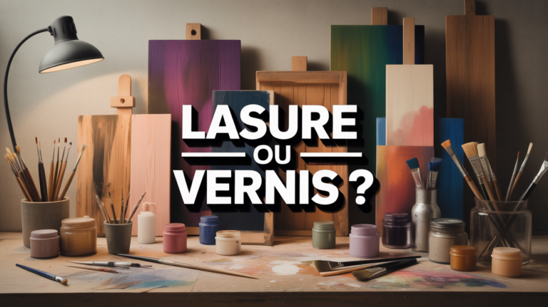 difference entre lasure et vernis atelier bois scene stylisee