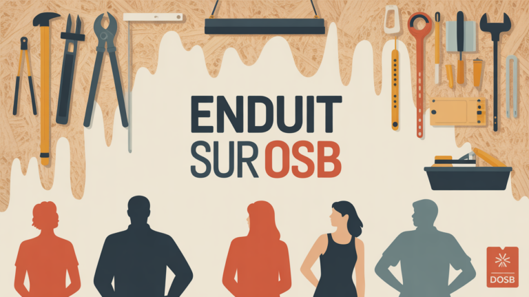 Enduit sur osb mur humidite outillage