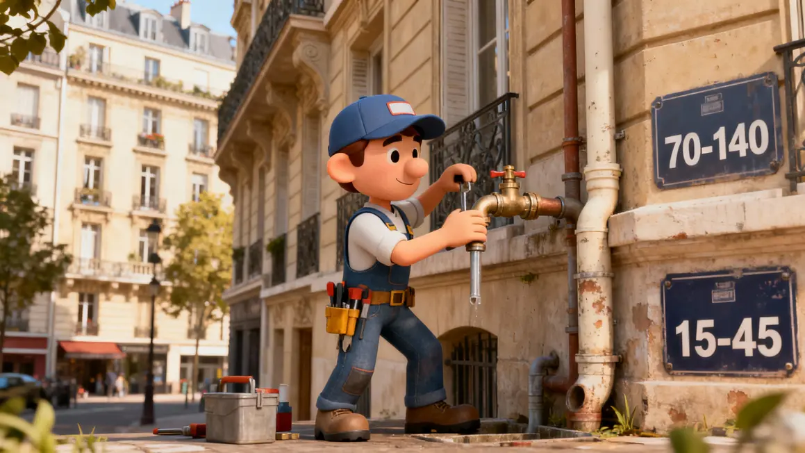 Immeuble Paris, plombier, tarifs urgence, déplacement