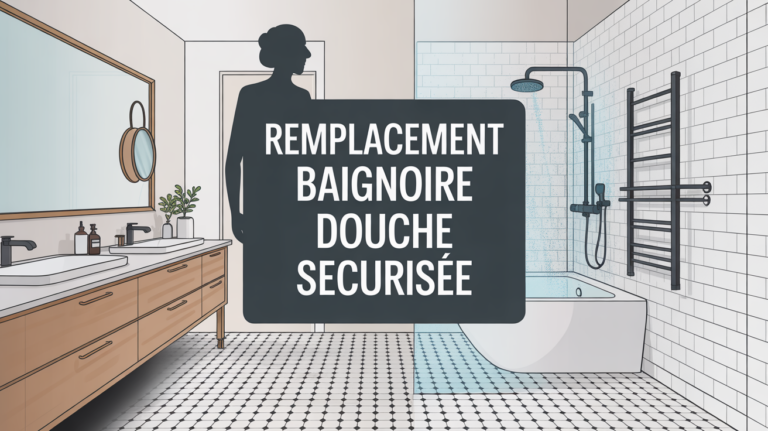 kit remplacement baignoire par douche securisee moderne salle de bain