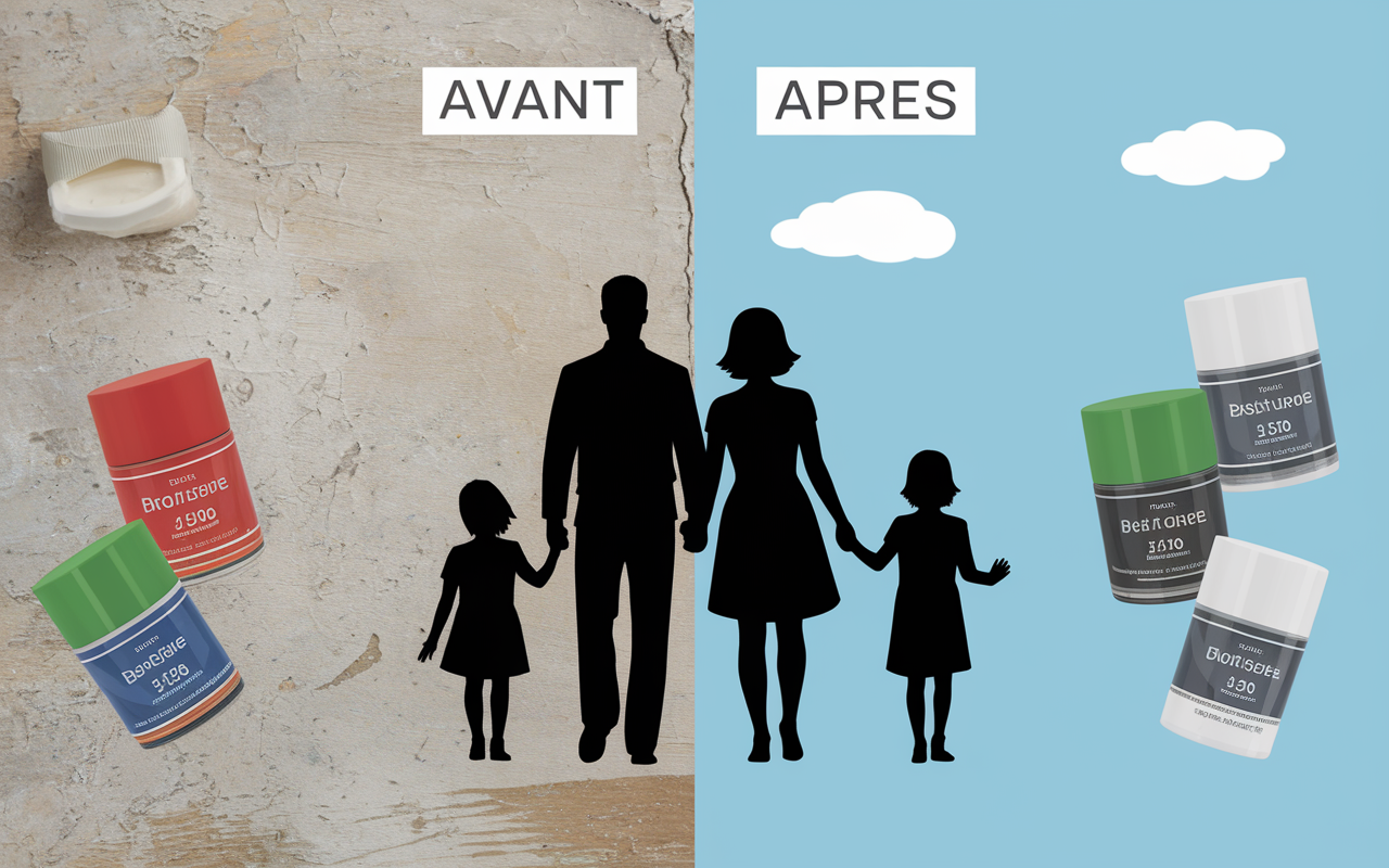 Avant après peindre carrelage cuisine plan de travail