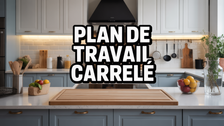 Cuisine moderne peindre carrelage cuisine plan de travail