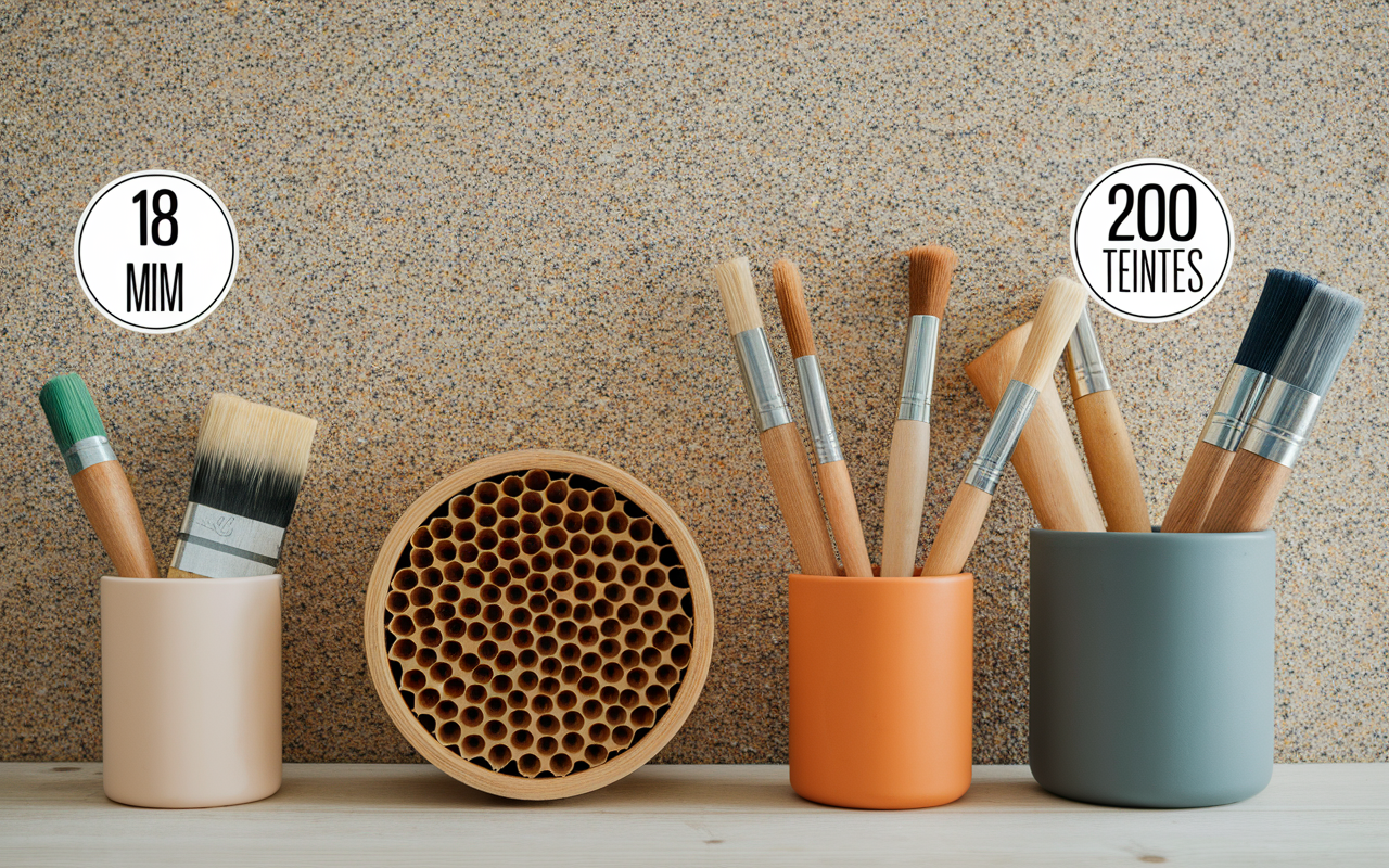 outils materiel peindre sur du crepi exterieur murs