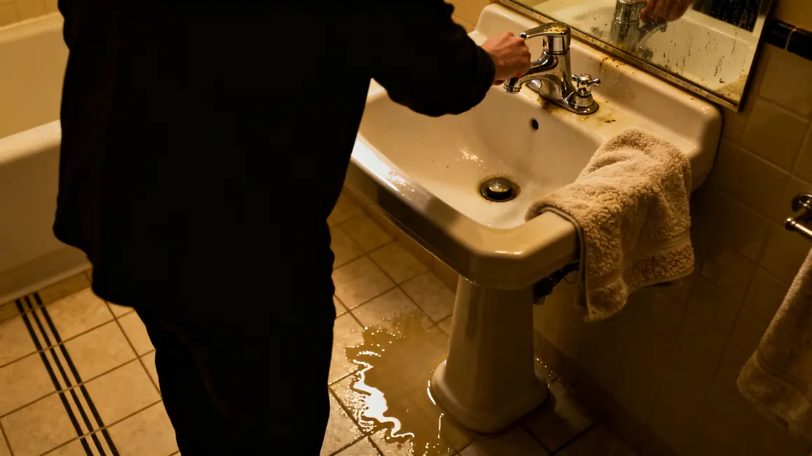 Salle de bain arrêt eau urgence plomberie