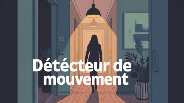 Schema d'un detecteur de mouvement couloir