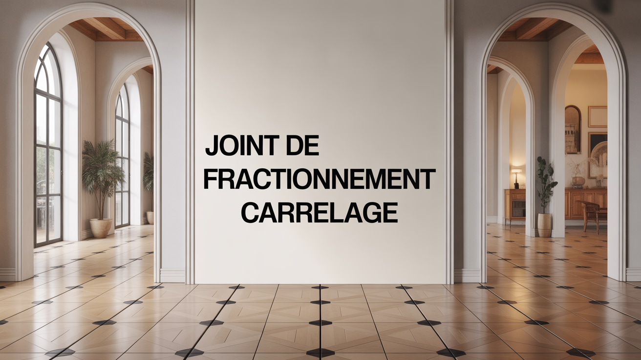carrelage joint de fractionnement dans un grand salon moderne