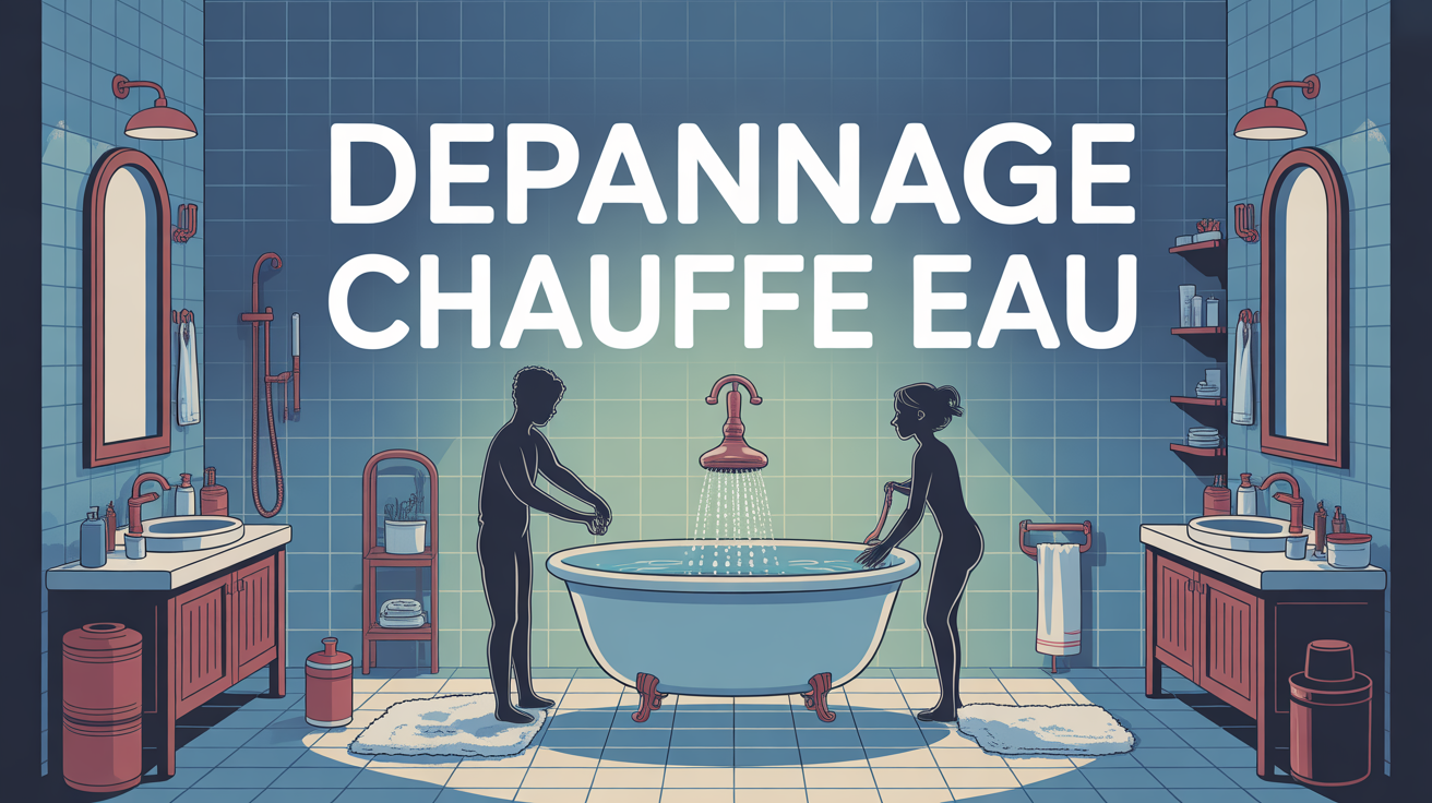 chauffe eau depannage visuel salle de bain