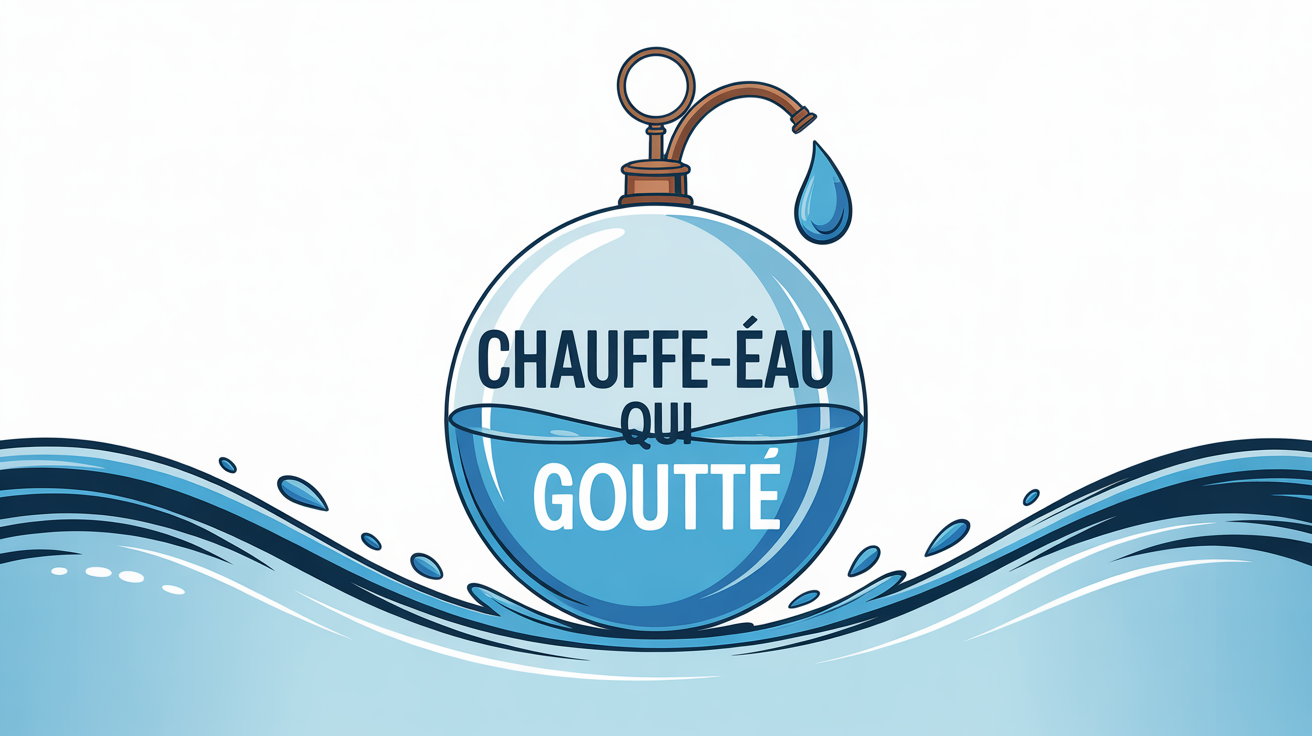 chauffe-eau qui goutte en permanence image épurée