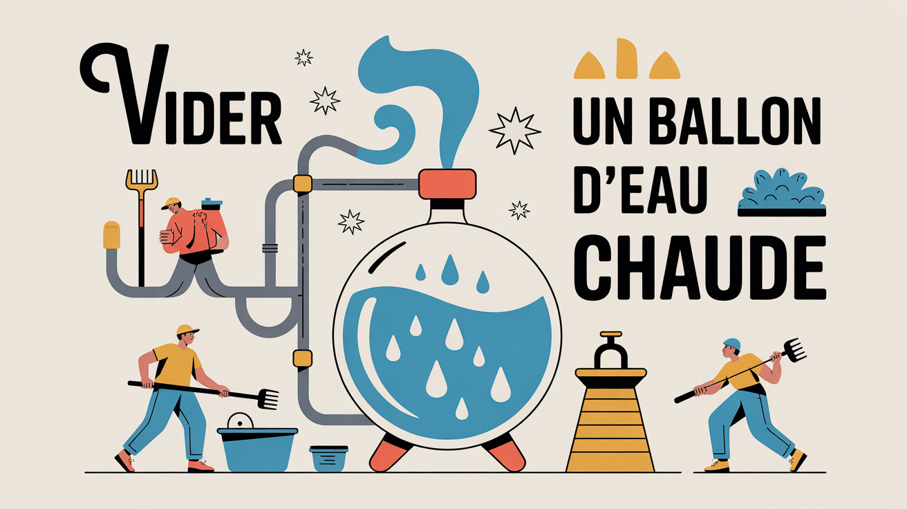 comment vider un ballon d'eau chaude étape par étape
