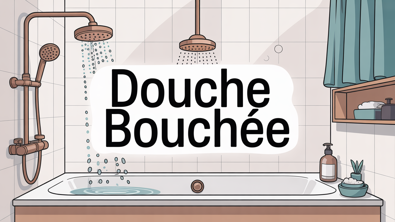 deboucher la douche canalisation cheveux savon