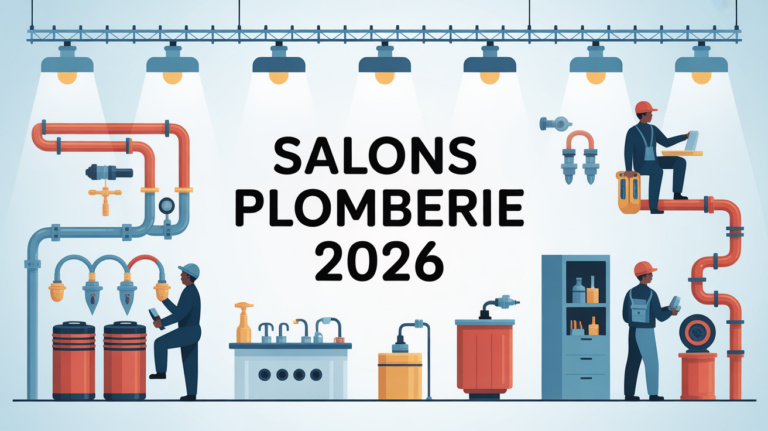 Illustration salon event plomberie 2026