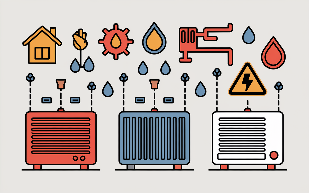 Schema causes fuite radiateur