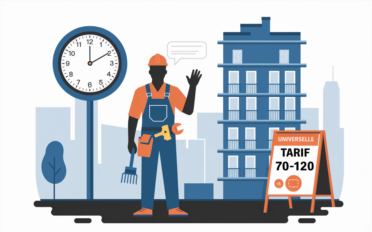 plombier paris 12 urgence tarif horaire