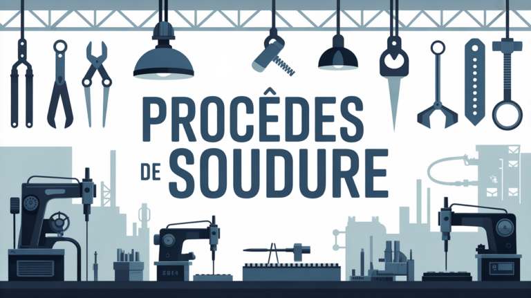 Illustration outils procédés de soudure et industrie