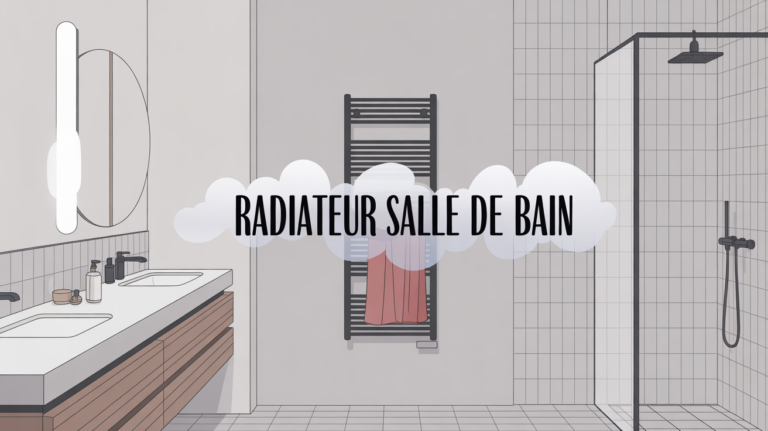 radiateur design dans salle de bain moderne quel radiateur pour salle de bain
