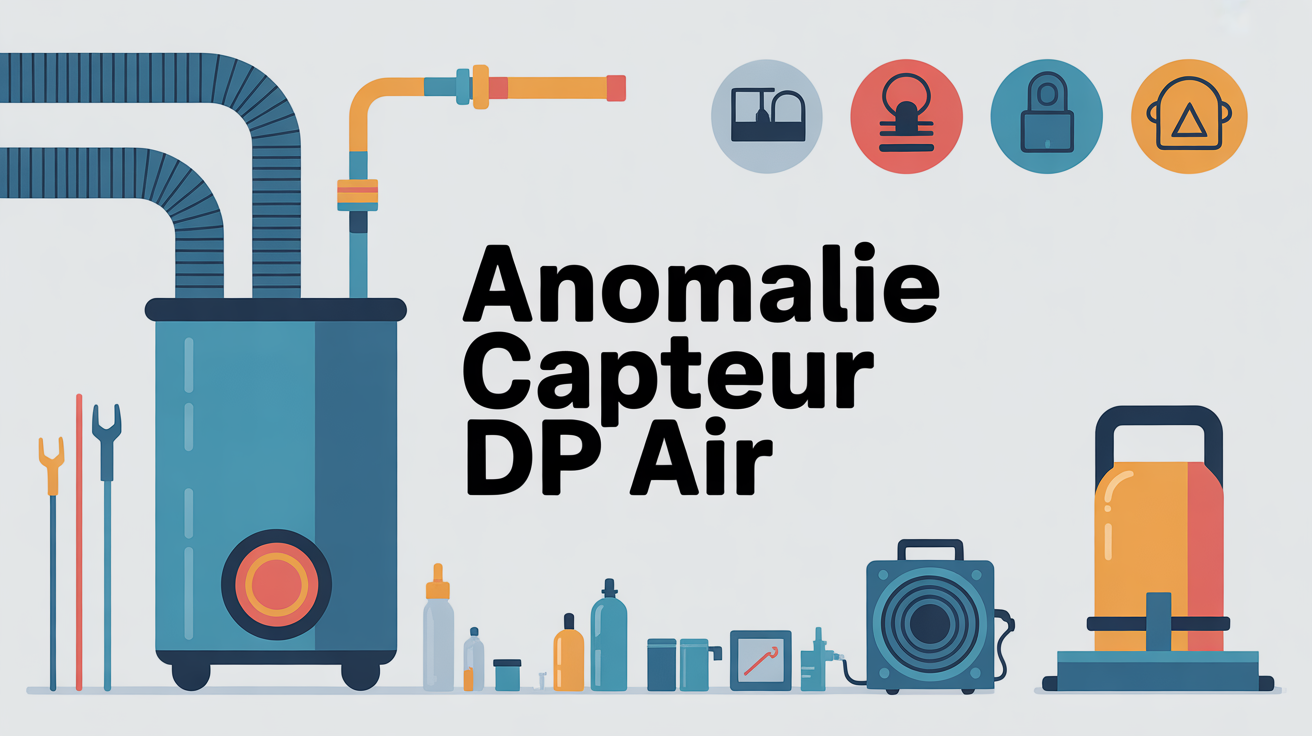 anomalie capteur dp air frisquet illustration maintenance chaudiere