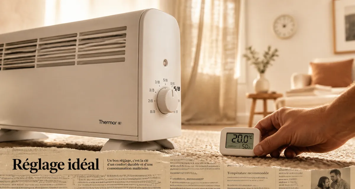 Comment régler un radiateur électrique : régler le thermostat sans perdre le confort